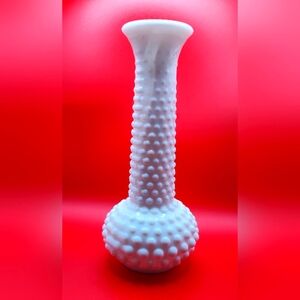 Vintage White Milk Glass Bud Vase